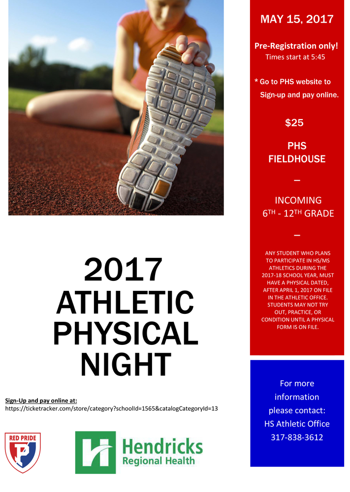 5th Grade Parents: Athletic Physicals Coming Soon!