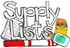 School Supply List for 2017-2018