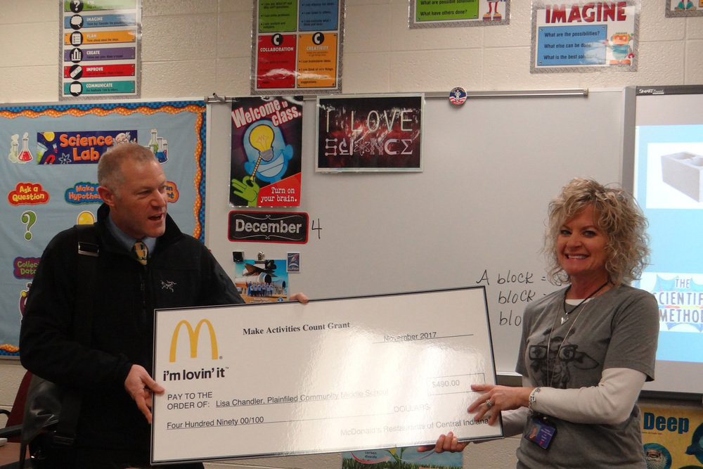Congratulations, Mrs. Chandler!