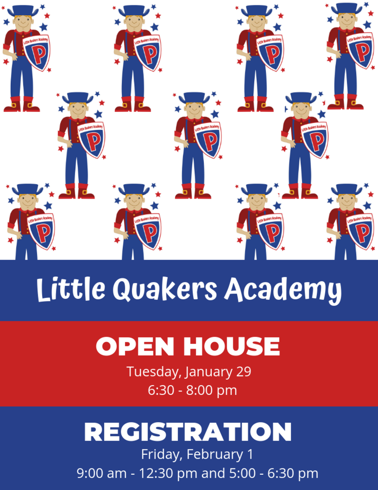 LQA Open House (Jan 29) and Registration (Feb 1)