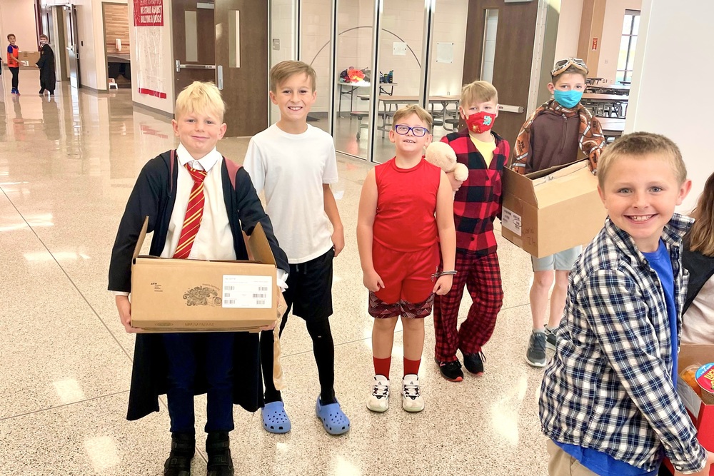 Students created a system to collect non-perishable food that was being discarded from the daily breakfast and lunch service