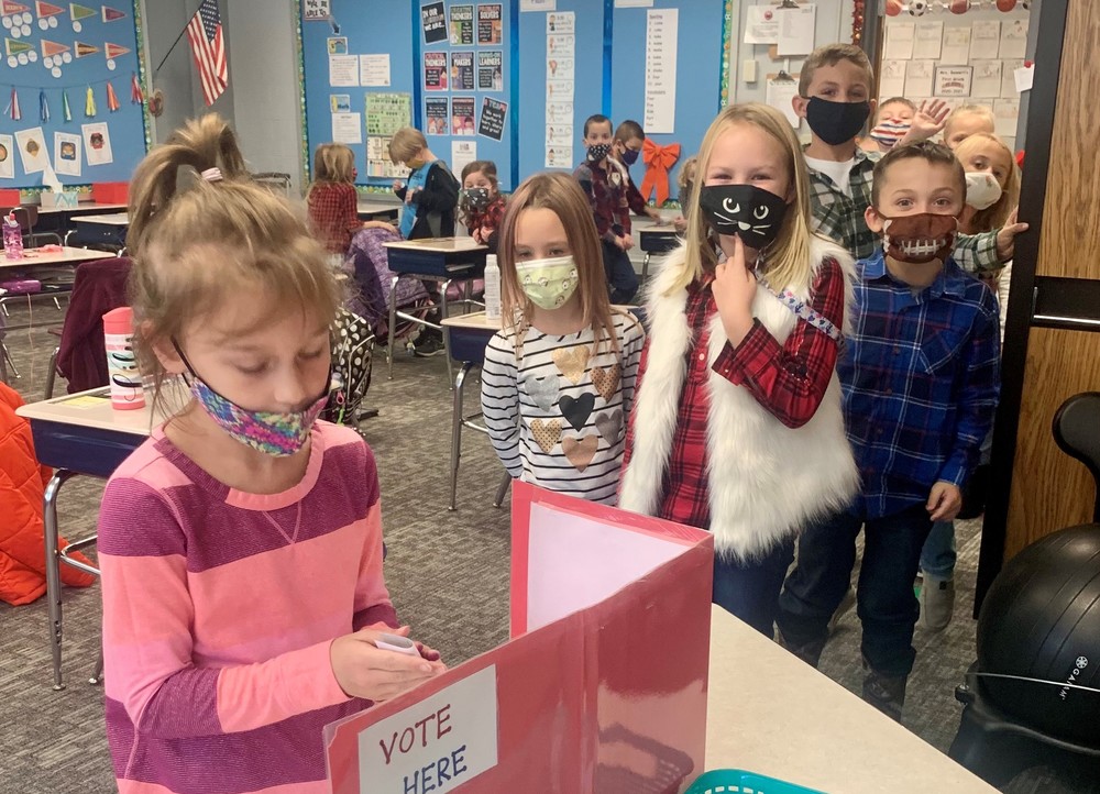 Mrs. Bennett's Class' Voting Booth