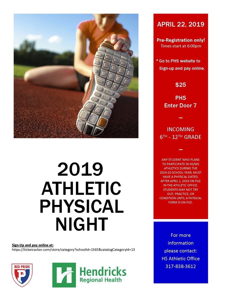 2019 Athletic Physical Night At Phs 42219 Plainfield High School