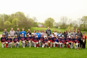 8th grade baseball players honor teachers