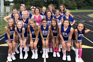 8th grade supports Making Strides against Breast Cancer