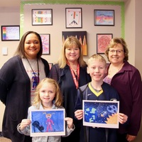 Brentwood students honored for their "Symphony in Color" art contest entries