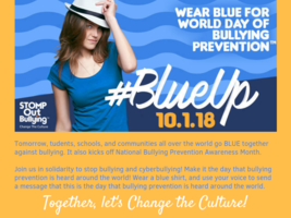 Plainfield, let's #BlueUp tomorrow!