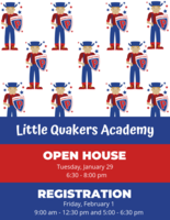 Little Quakers Academy: Fall 2019 Registration Dates!