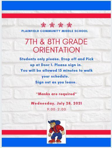 7/8th Grade Orientation