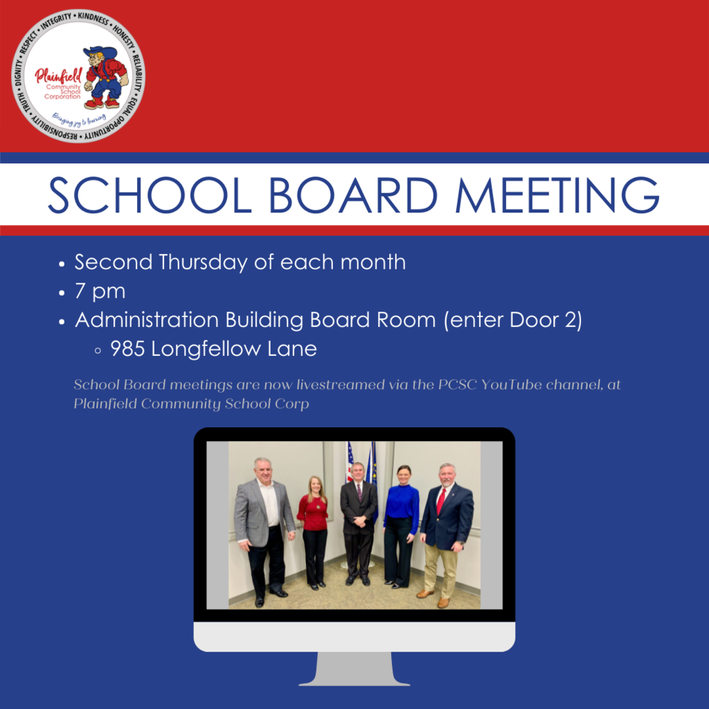 School Board meeting this evening, 7 pm