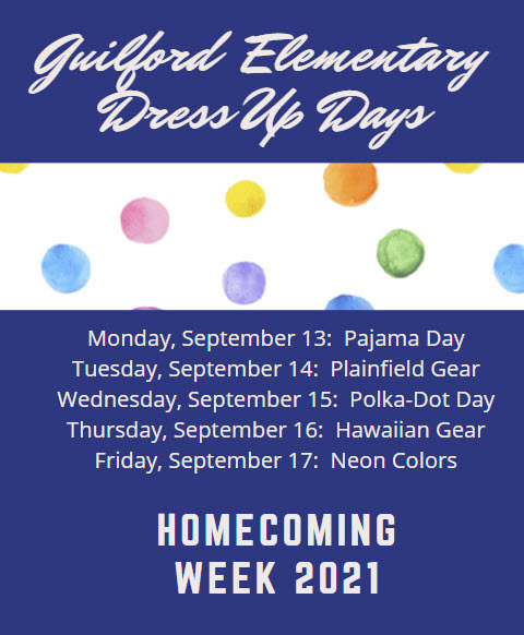 GE Dress Up Days for Homecoming