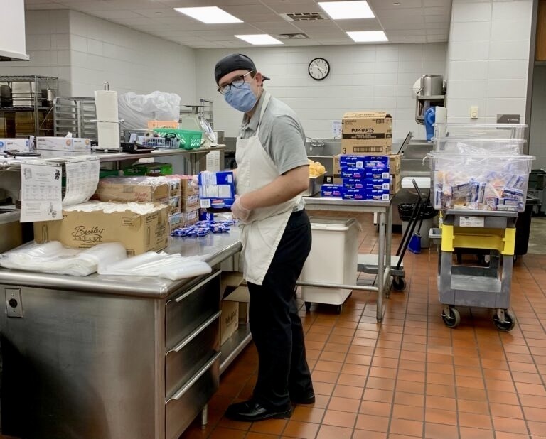 John Luecht is doing great work as part of the PCMS Food Services team