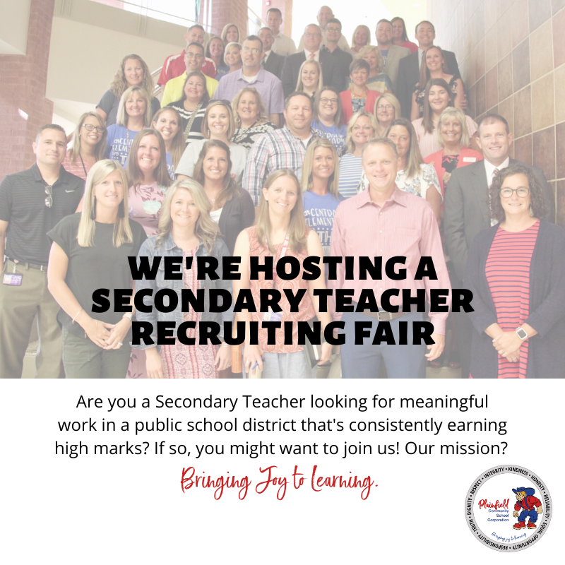 Secondary Teacher Recruiting Fair, February 18th from 4-8 pm. Sign up for an interview at https://tinyurl.com/QuakersRecruit