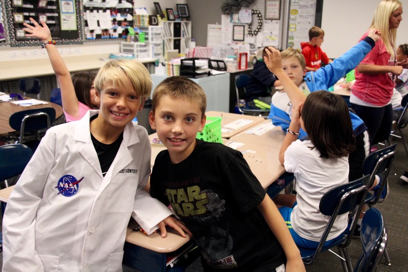 It's always a great day when NASA scientists roam the school!