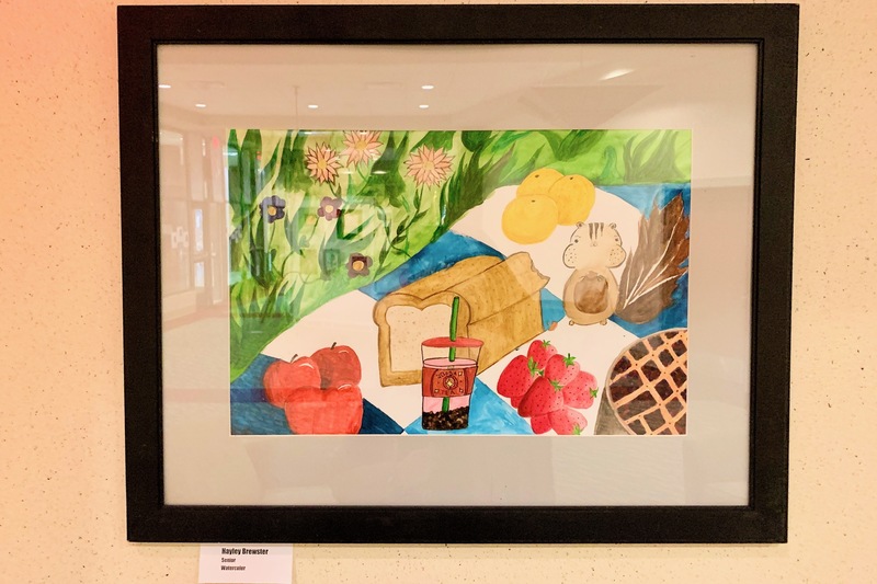 Art displayed for the Spring 2021 AP Studio Art Exhibition