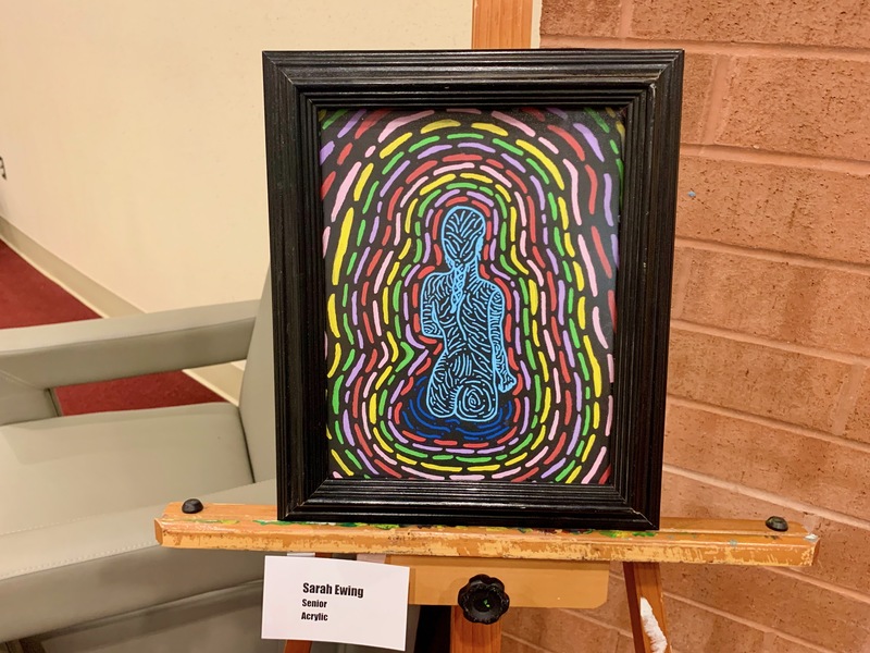 Art displayed for the Spring 2021 AP Studio Art Exhibition