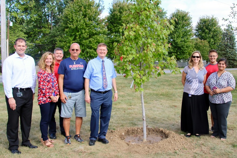 The PCMS administrators and DeHoff's teaching colleagues participated in the ceremony.