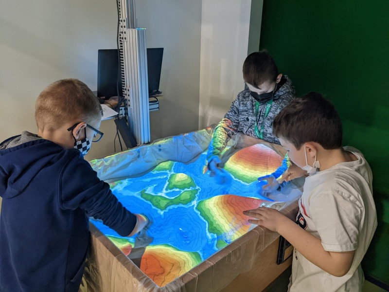 Exploring elevation at AR Sand Table