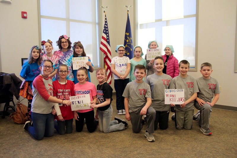 These 16 students represent the Final Four teams in the 2018 Battle of the Books