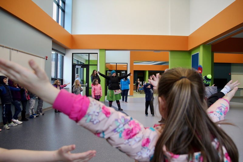 Mrs. Cade's 1st graders learned about the life cycle of plants by acting out the growth cycle.