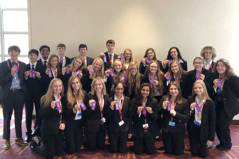 2019 HOSA medal-winners from Plainfield High School