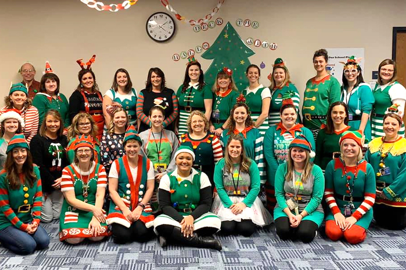 The Brentwood staff, aka the Brentwood Elves!