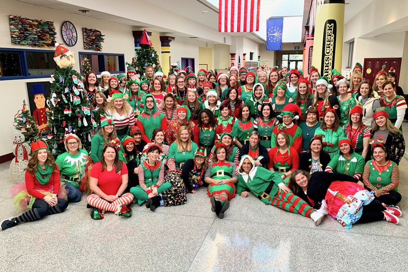 The Clarks Creek staff, aka the Clarks Creek Elves!